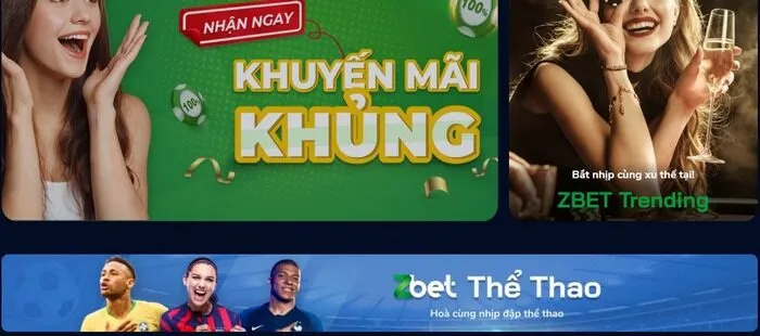 Cá Cược Bóng Đá ZBET - Sức Hấp Dẫn Đến Từ Kèo Bóng Uy Tín Nhiều khuyến mãi khủng có tại ZBET thể thao