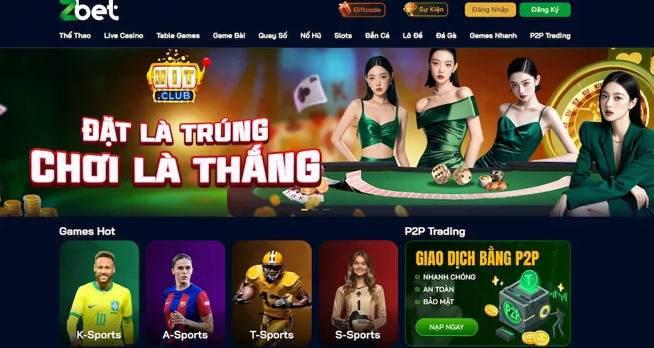 Zbet | Nhà cái cá cược thể thao đẳng cấp mới nhất 2025 Zbet là một trong những nhà cái hàng đầu châu Mỹ